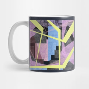 architectural landscape collage wall art Mug